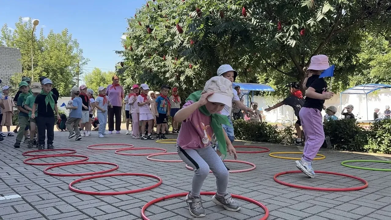 🍃В рамках проведения недели «Веселый туристик» в нашем детском саду прошло спортивно-развлекательно