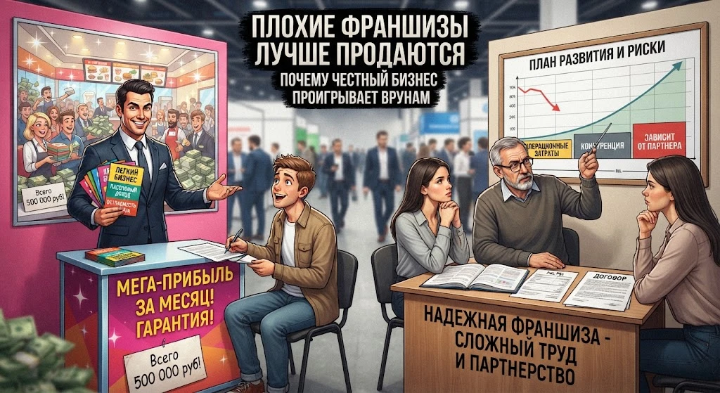 Почему плохие франшизы лучше продаются