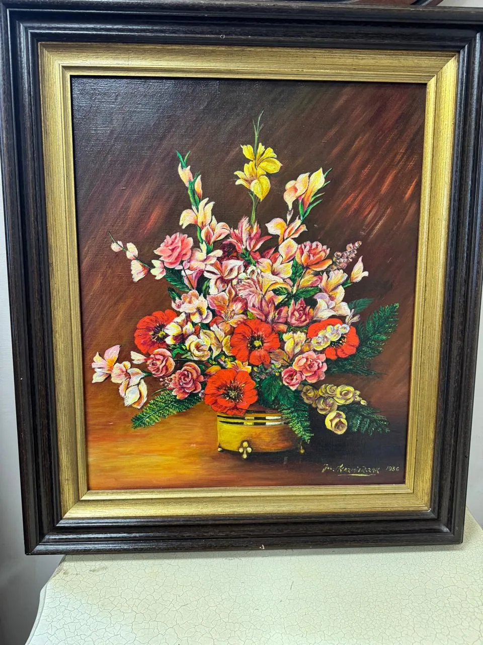 Картина маслом Голландский натюрморт (Холст, 1986 г.)