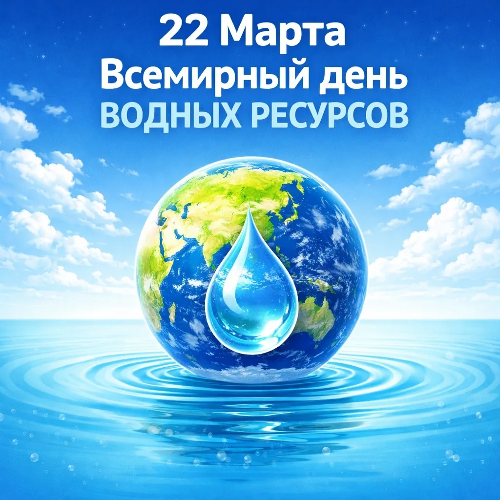 💧 Всемирный день водных ресурсов: напоминаем о важности воды! 💧