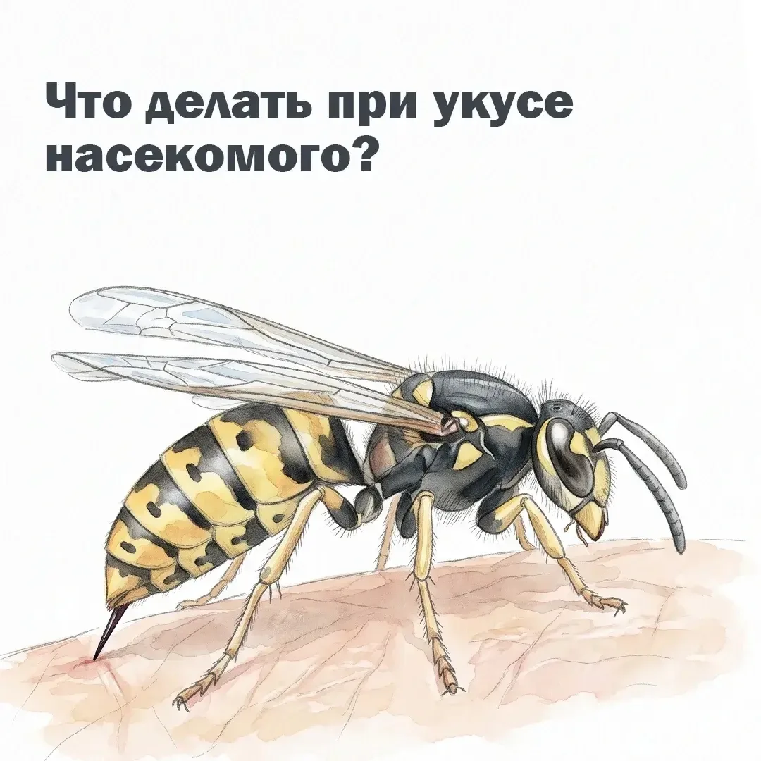 Укусы насекомых могут вызывать покраснение кожи, отёк и зуд.

Эффективное средство защиты — репеллен