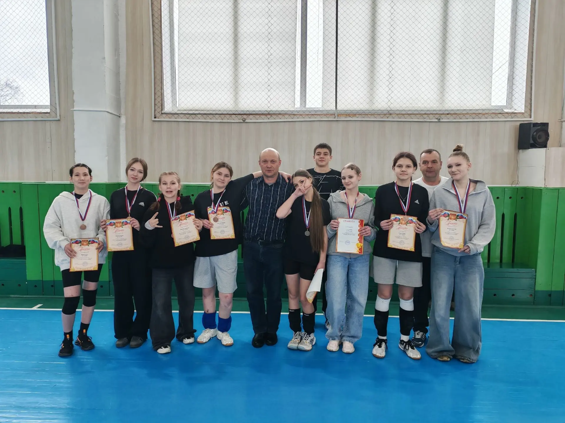 В «Триумфе» прошло открытое первенство по волейболу среди девушек  19 апреля 2026 года в МБУ ДО СШ «