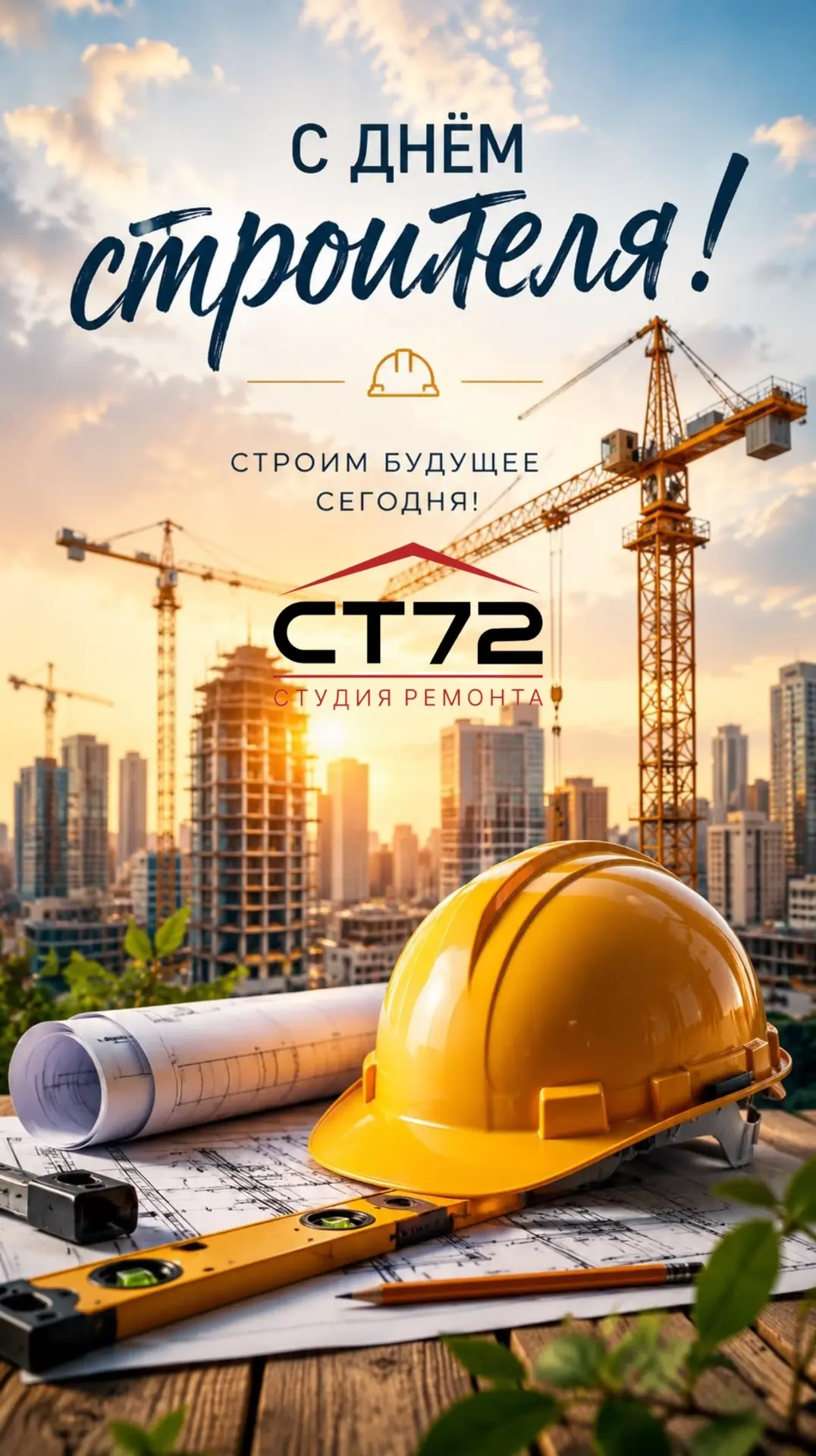 Поздравляю всех С днём строителя!!!!!