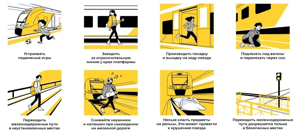 Железная дорога — не место для прогулок, фотосессий и развлечений.