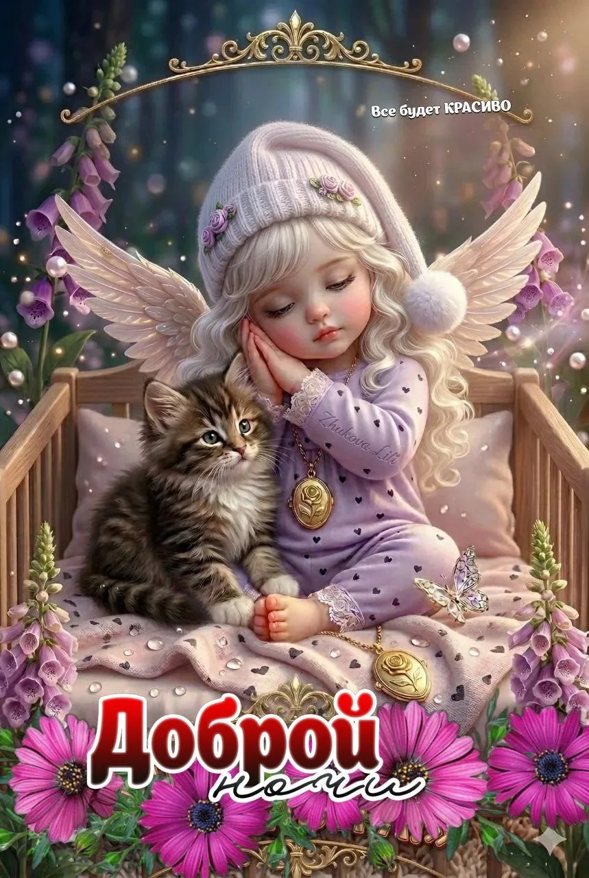 Доброй ночи ✨✨✨
Сладких снов🌛💫💫

💖 Классные и душевные Открытки в MAX! 
💋Подписаться: ⬇️