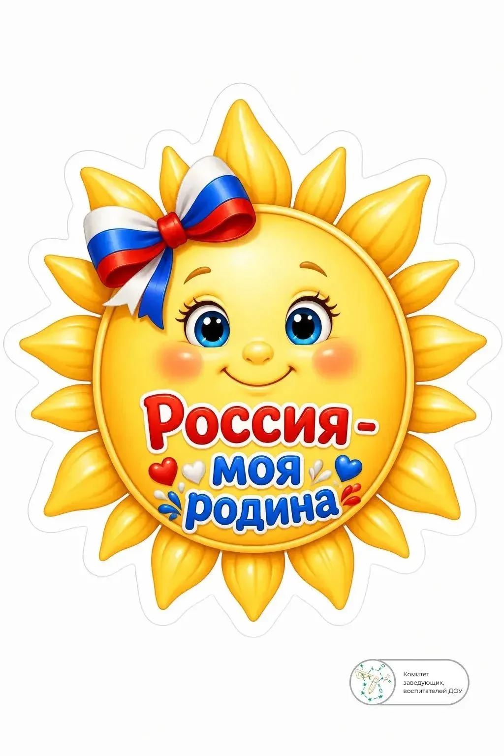 Разноцветный флаг России-