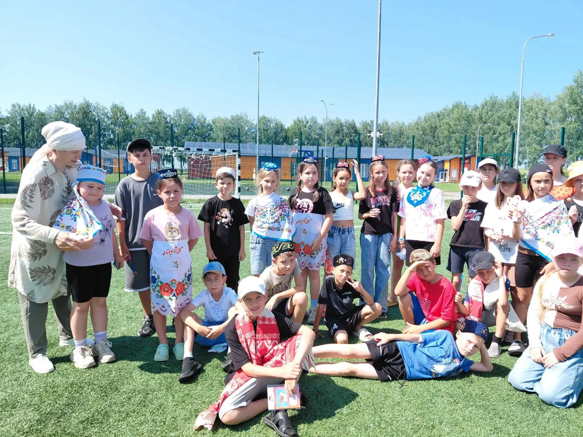 '☀️☀️☀️Сабантуйлы җәй!
20 нче июль көнне Нурлат районы «Заречный» балалар  сәламәтләндерү лагеренда 