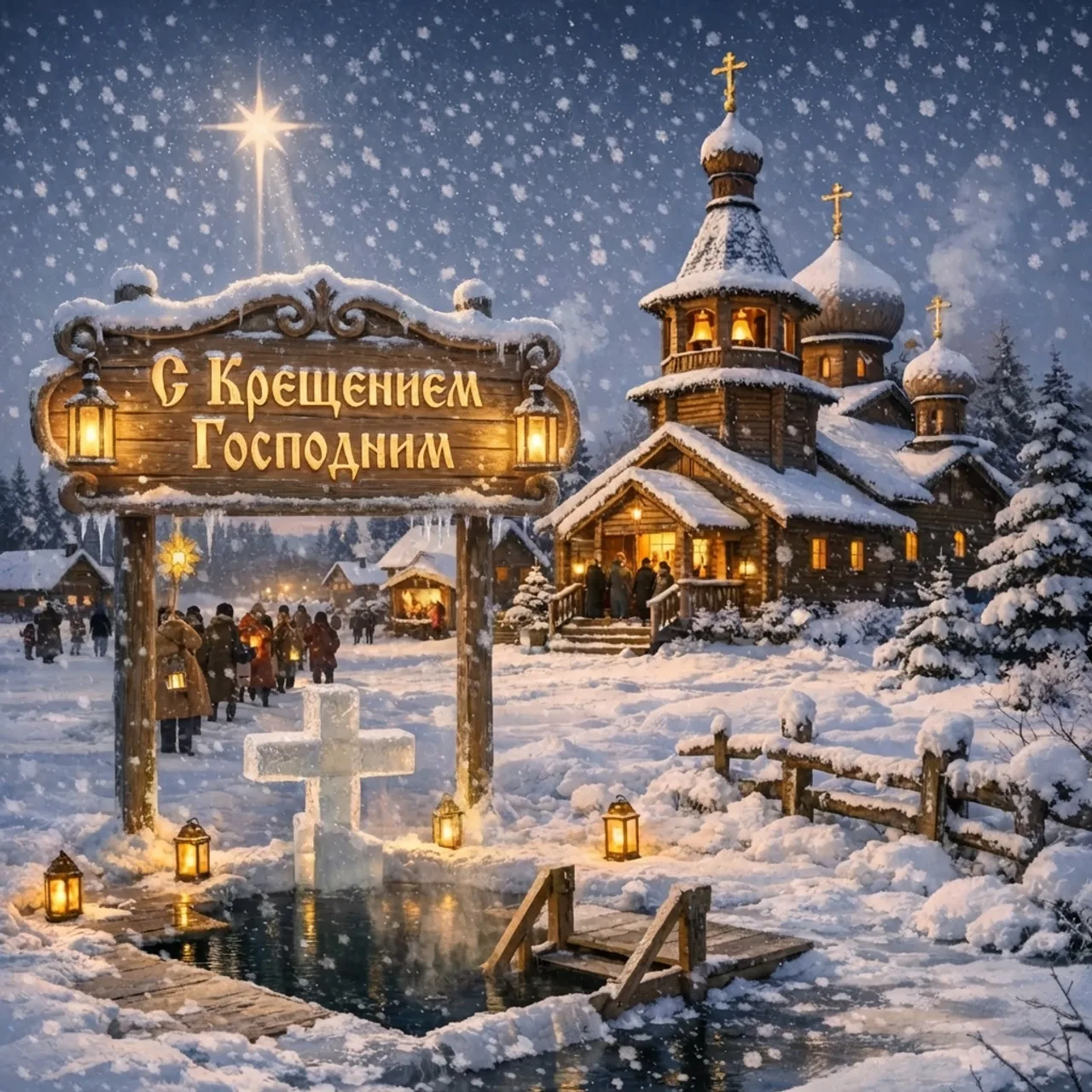 ✨С Крещением! Пусть этот день подарит вам радость, мир в душе и новые силы для свершени...