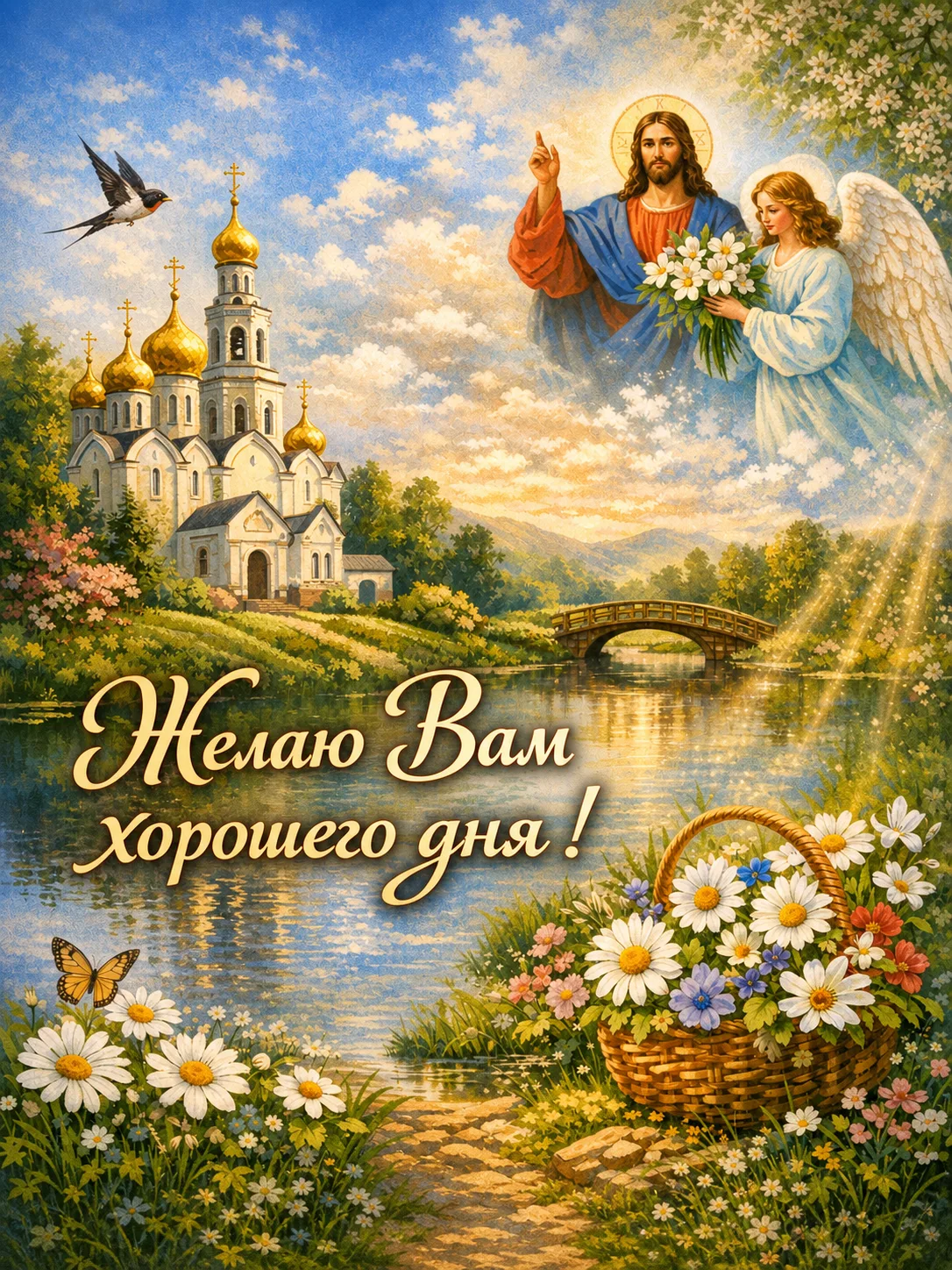 ☀️💝 Доброго дня!

💫 Пусть сегодняшний день станет временем мира, благодарности и добрых дел. Что б