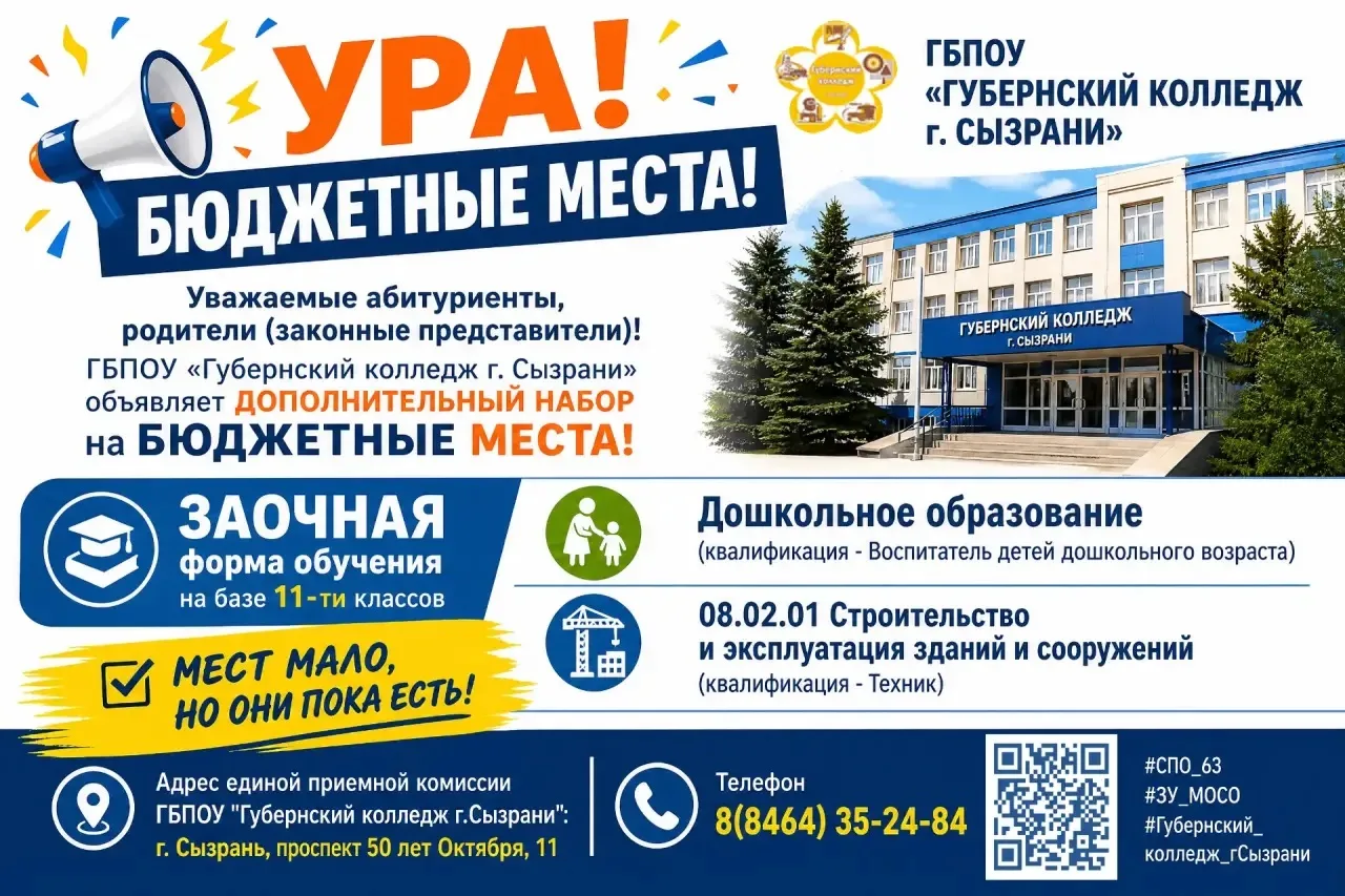 Документы для поступления: