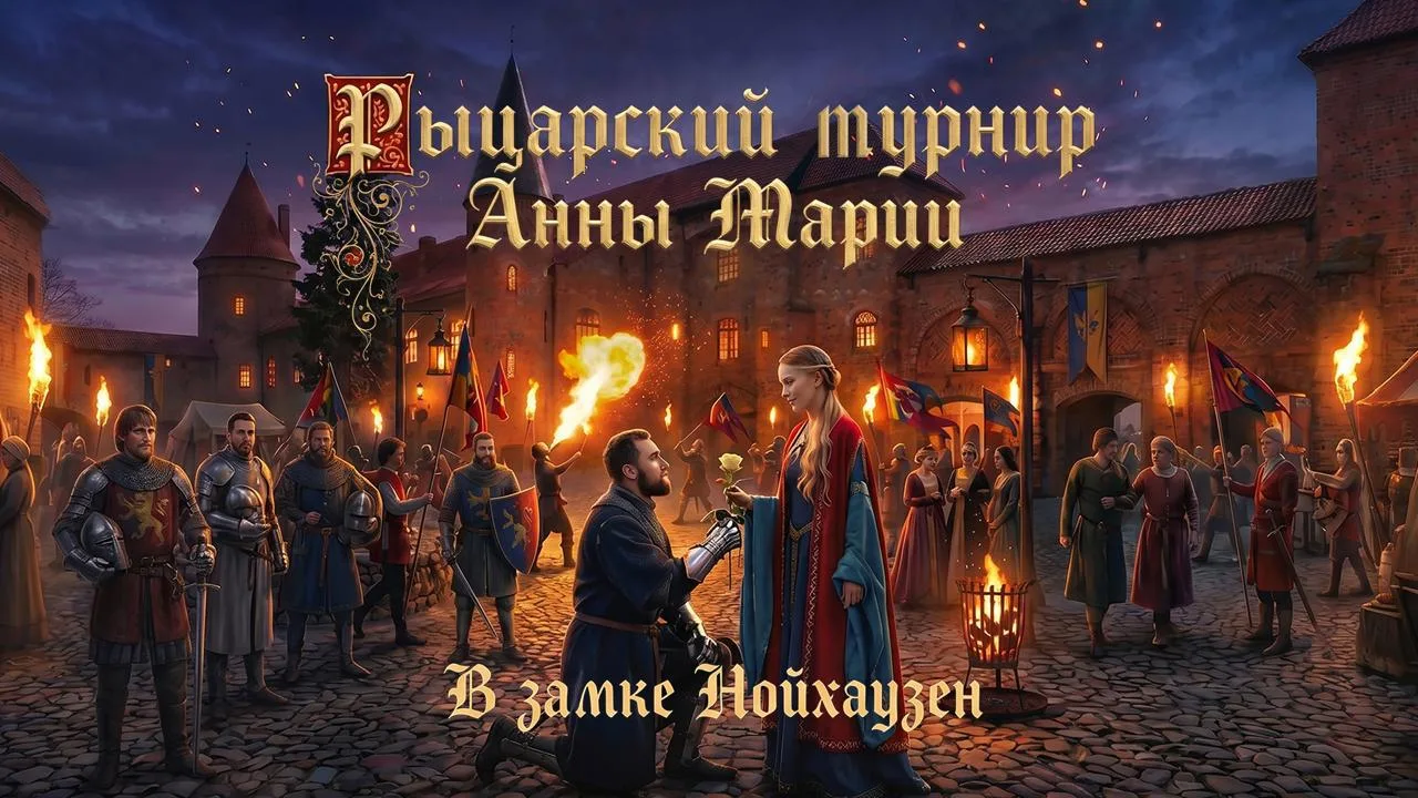 ⚔️🔥Средневековые танцы и бой на огненных мечах: замок Нойхаузен приглашает на рыцарские турниры 6+
