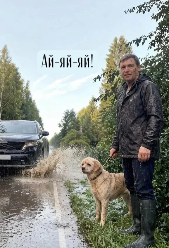 Сегодня на повороте с Дорожной  в сторону Будёновца в 13:50 водятел на тёмном Kia Sorre...