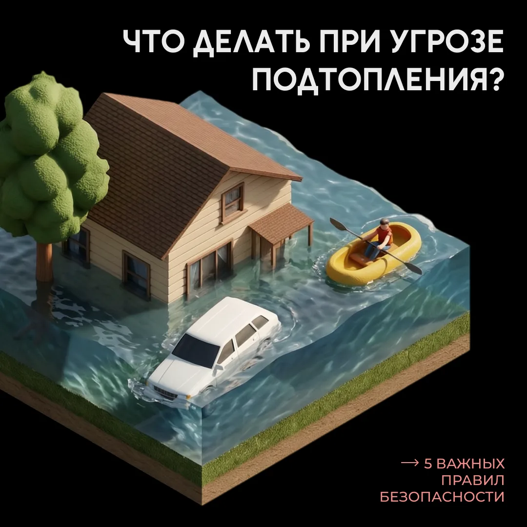 ⚠️ Подтопления опасны не только для имущества!

То, что кажется обычной лужей после сильного дождя, 