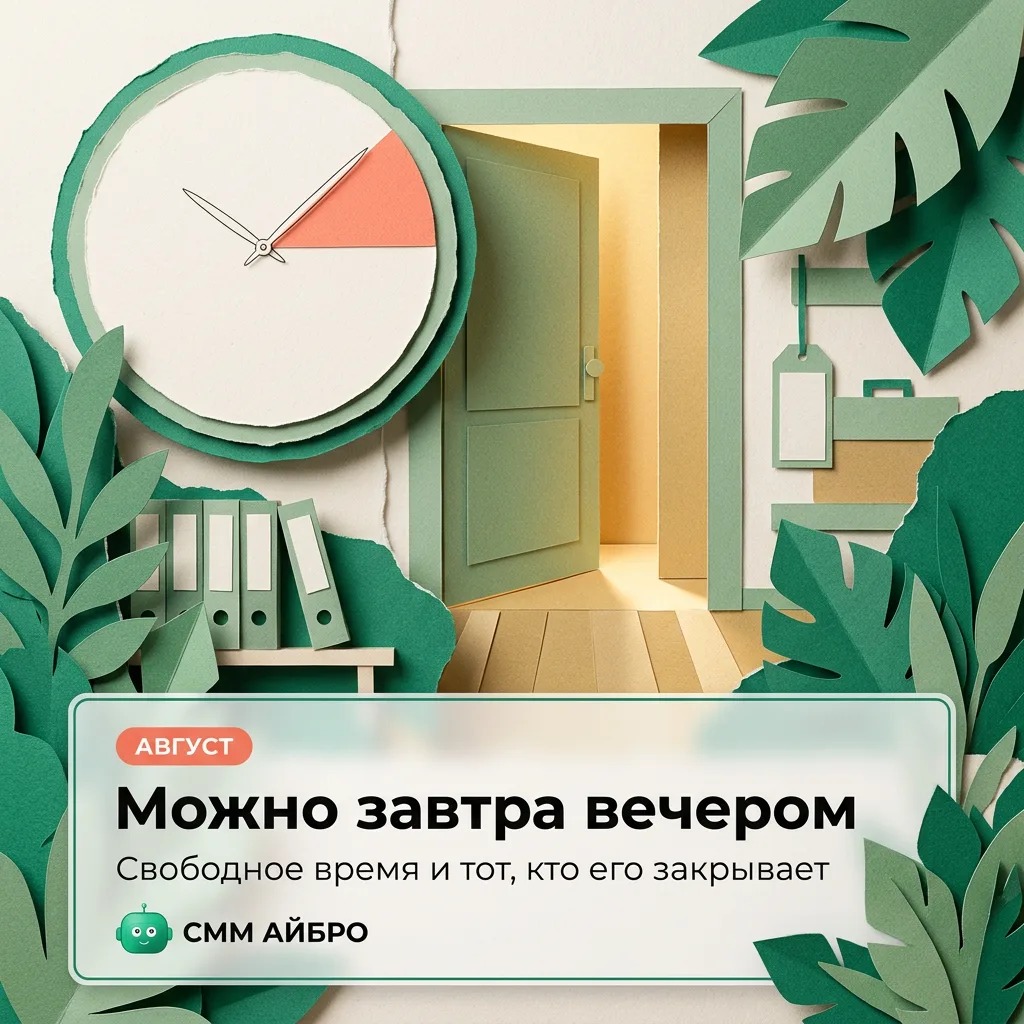 🌿 «Можно завтра вечером?»