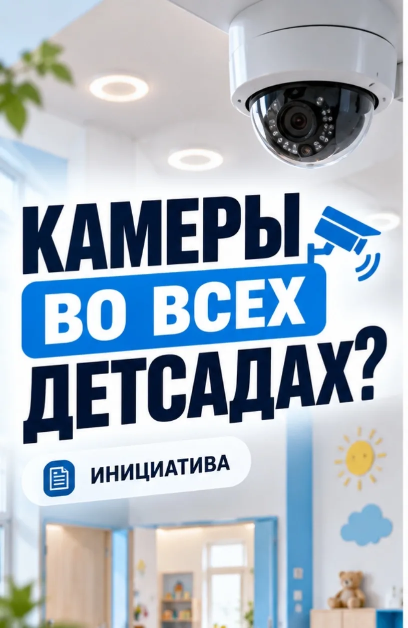 👶 Детские сады хотят оборудовать видеокамерами