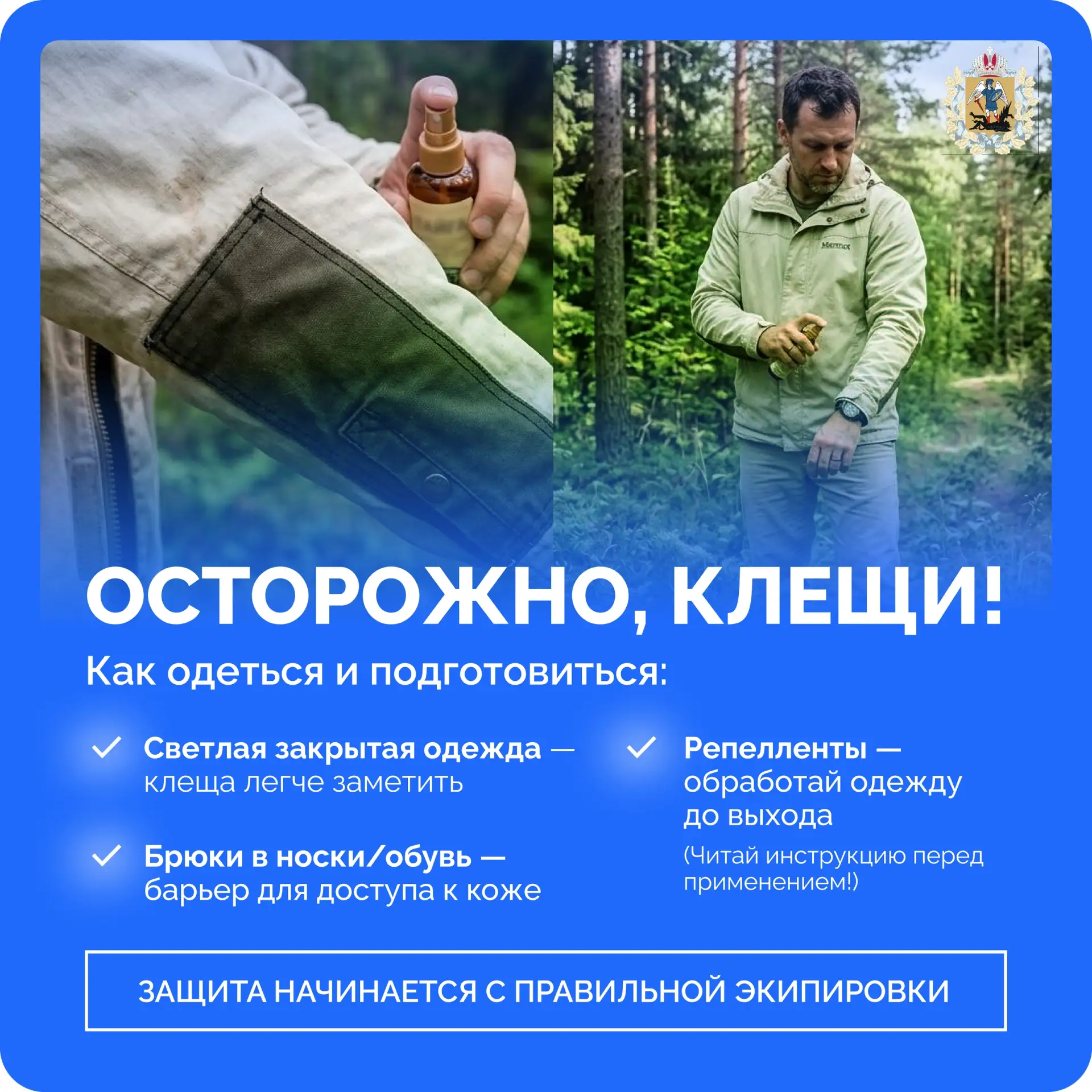 Прогулки на природе — это отличный отдых, но только если вы знаете правила безопасности 🌳

Чтобы не