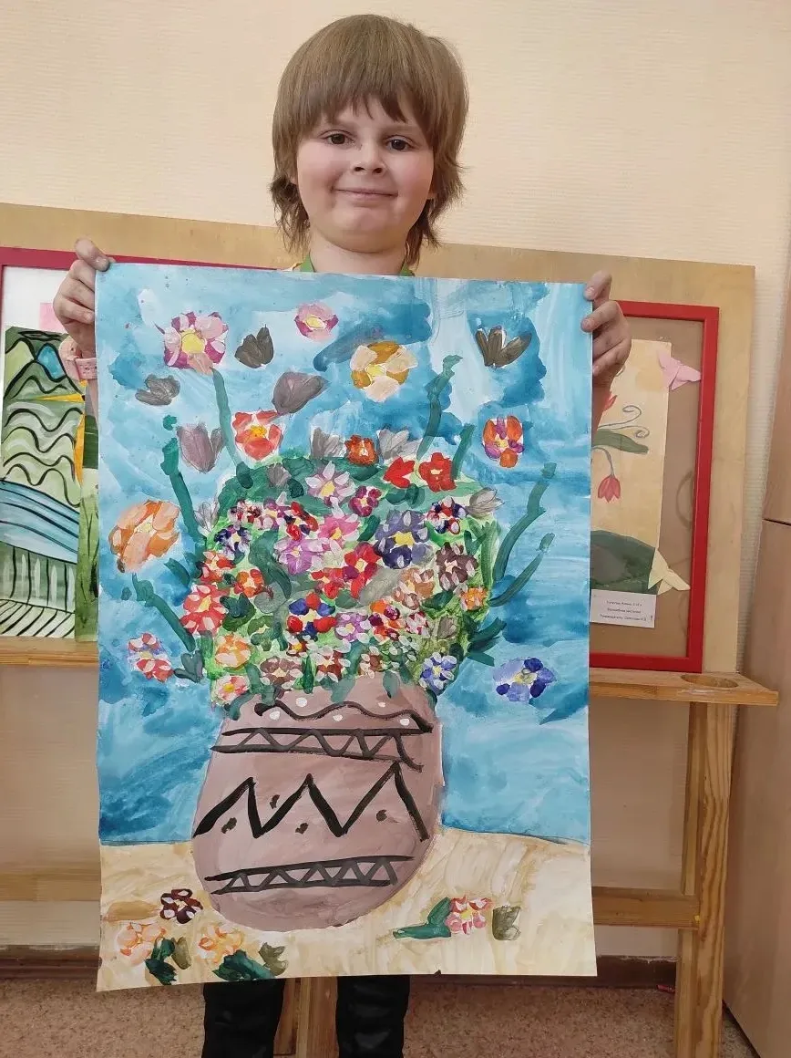 Волшебная кисточка 🎨  🌸С чем еще ассоциируется приход весны, если не с оживающей природой и яркими ц