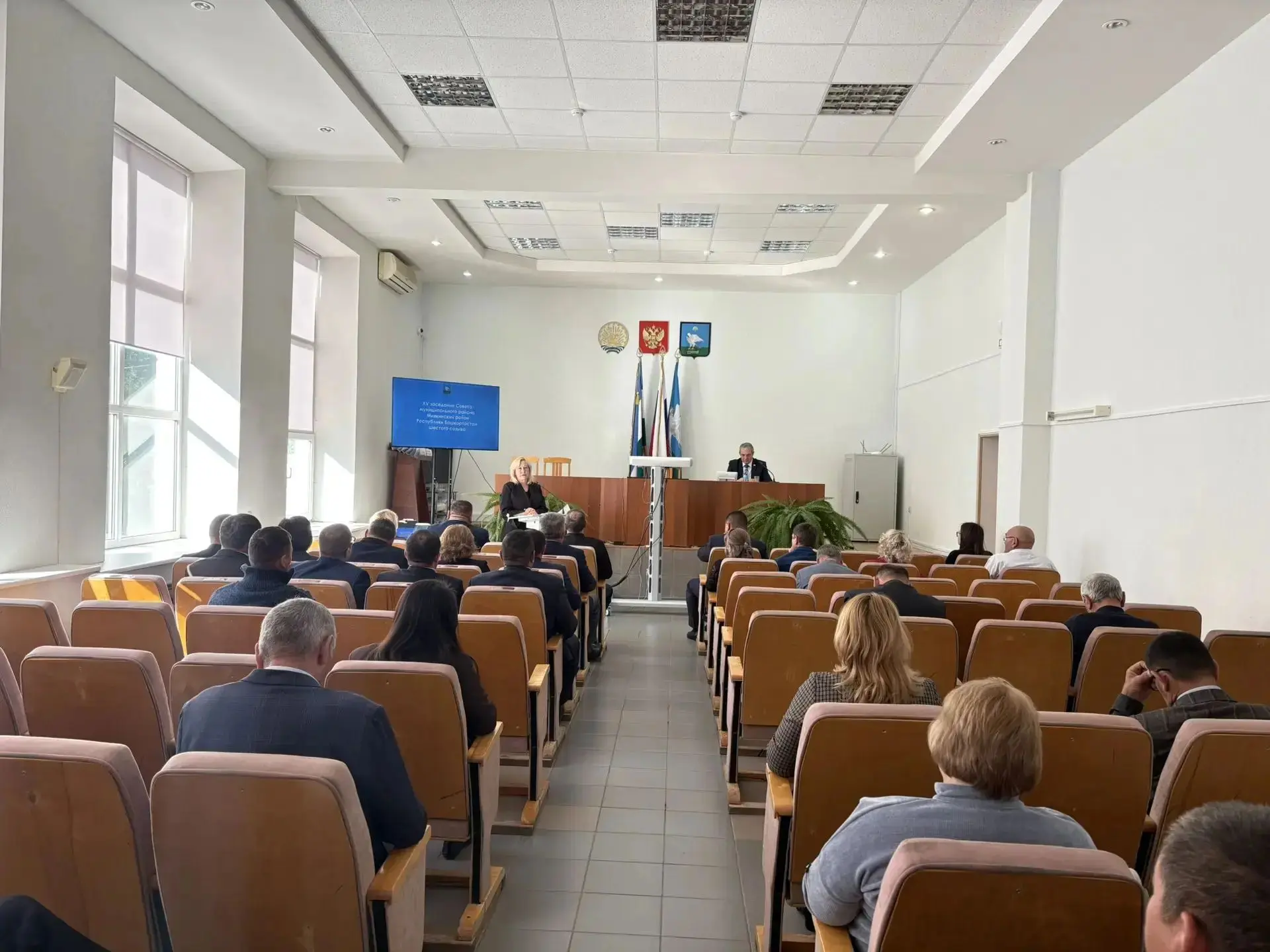 Сегодня в Администрации района прошло заседание Совета муниципального района Миякинский...
