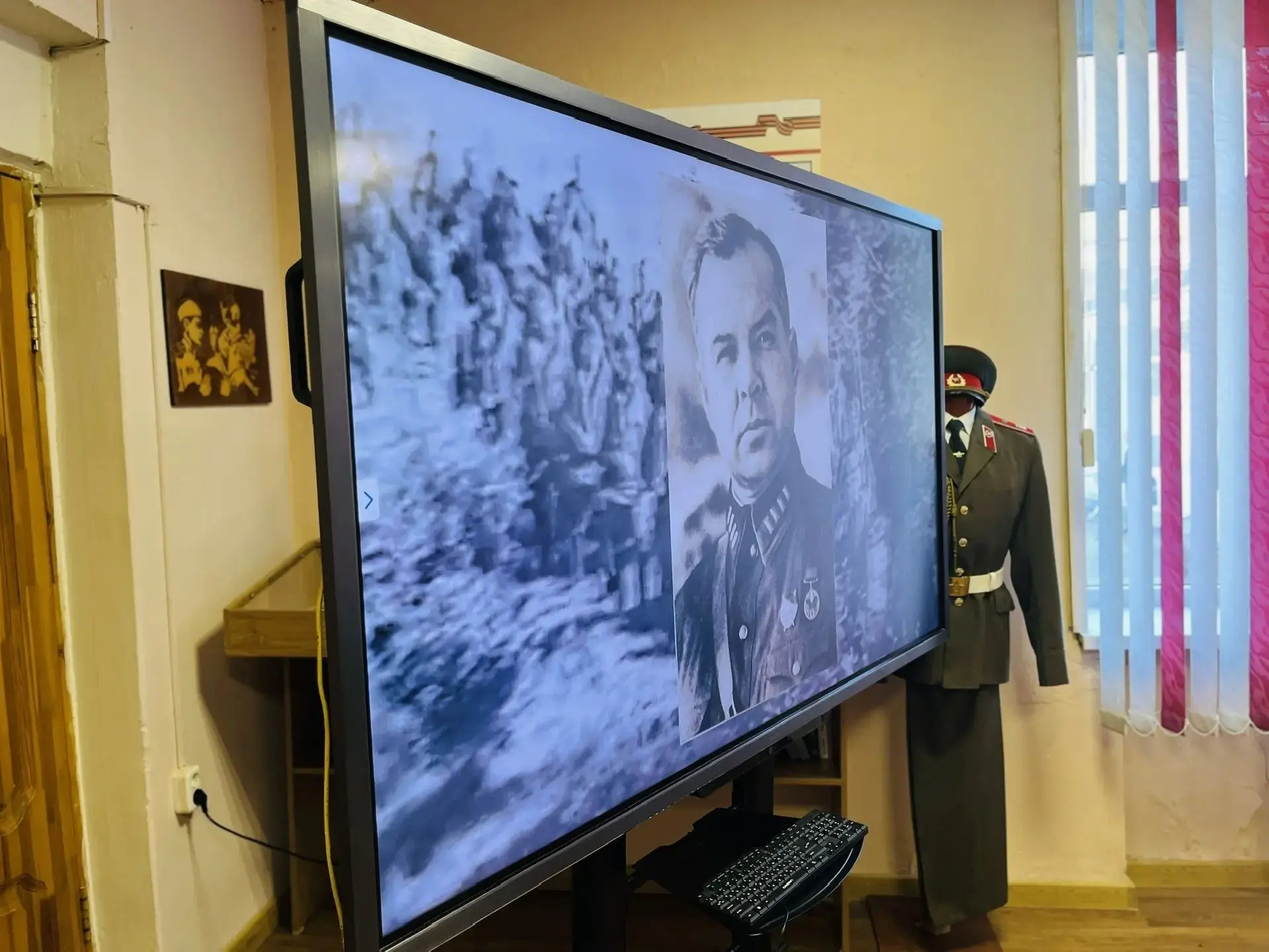 В преддверии священной даты — Дня Великой Победы — состоялся телемост, который объединил города Курс
