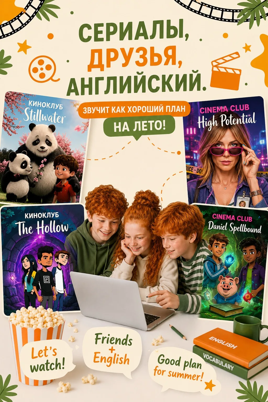 Наши летние киноклубы уже стартовали 🍿