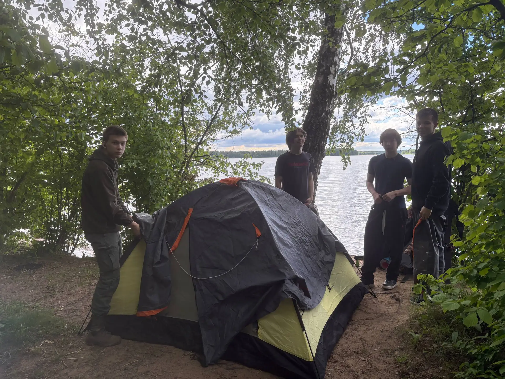 Поход на Учинское водохранилище 🏕