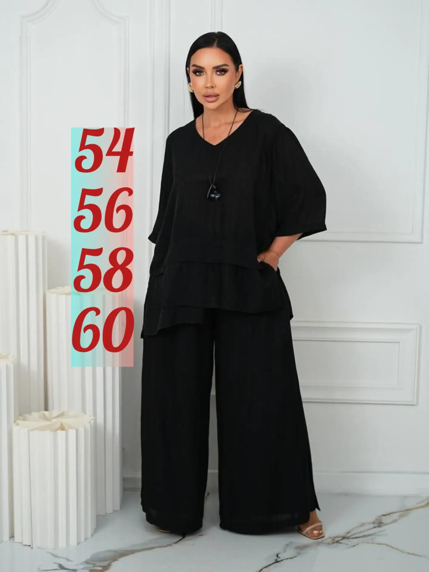 🌹4280 руб.
🍀54/56/58/60
Шикарный Костюм 
➖ткань: жатка

ЗАКАЗ➡️Ирина Кольцова