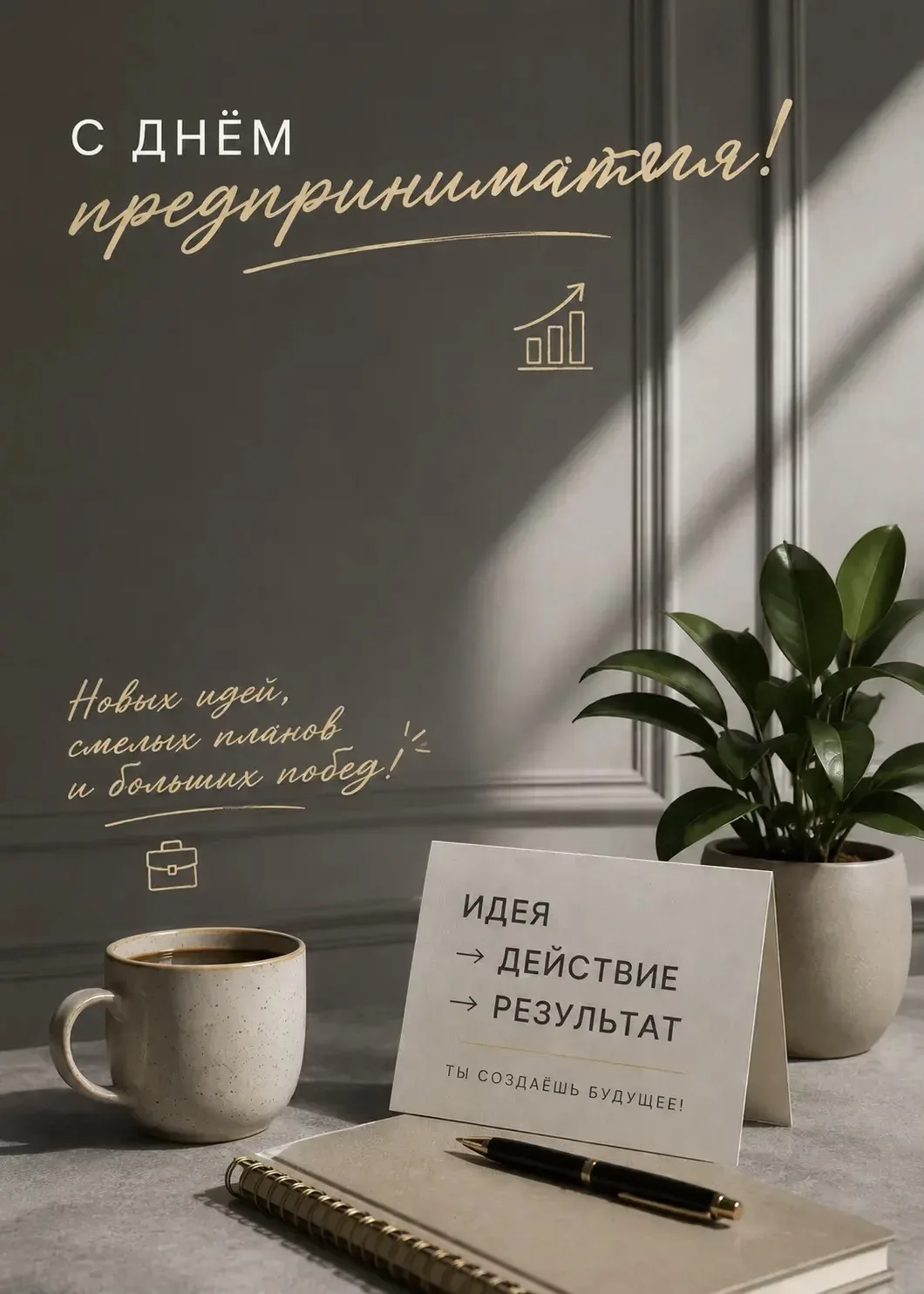 За каждым брендом стоит мечта ✨ С Днем предпринимателя!