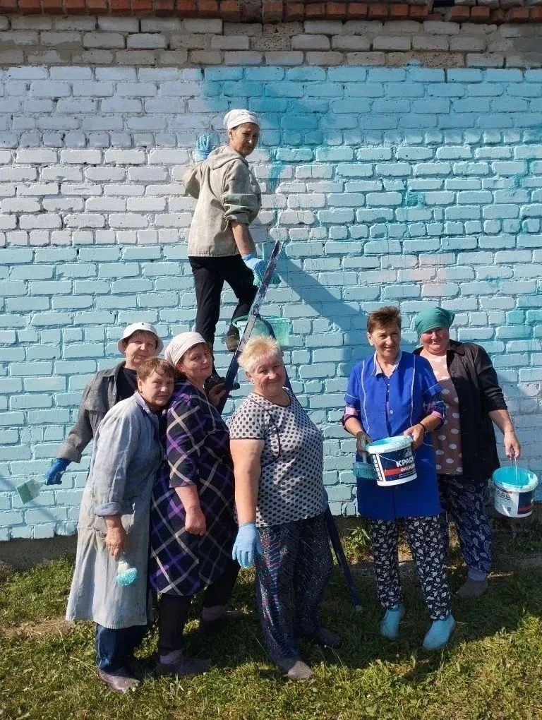 🛑 Вести из Сафроновского Дома культуры.

⚡️ ПОБЕЛКА ДОМА КУЛЬТУРЫ

✅ Сегодня, в ходе подготовки к 1