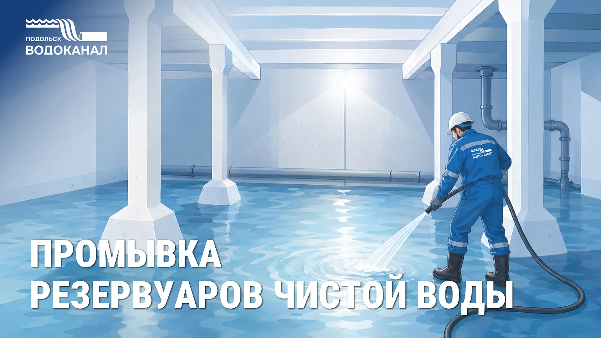 В рамках подготовки к осенне-зимнему периоду специалисты МУП "Водоканал" г. Подольска завершили пром