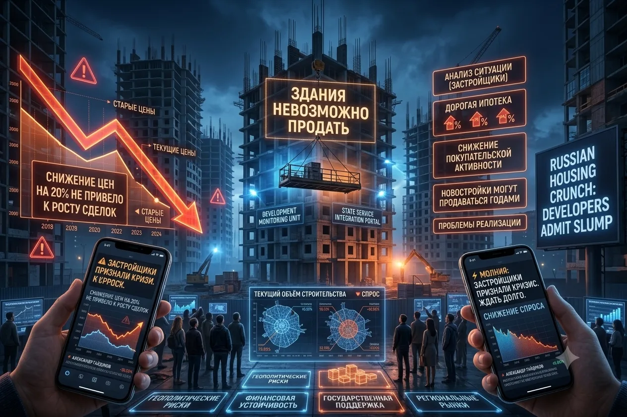🏗 Застройщики признали кризис спроса на новостройки

«То, что строится сегодня в России, невозможно