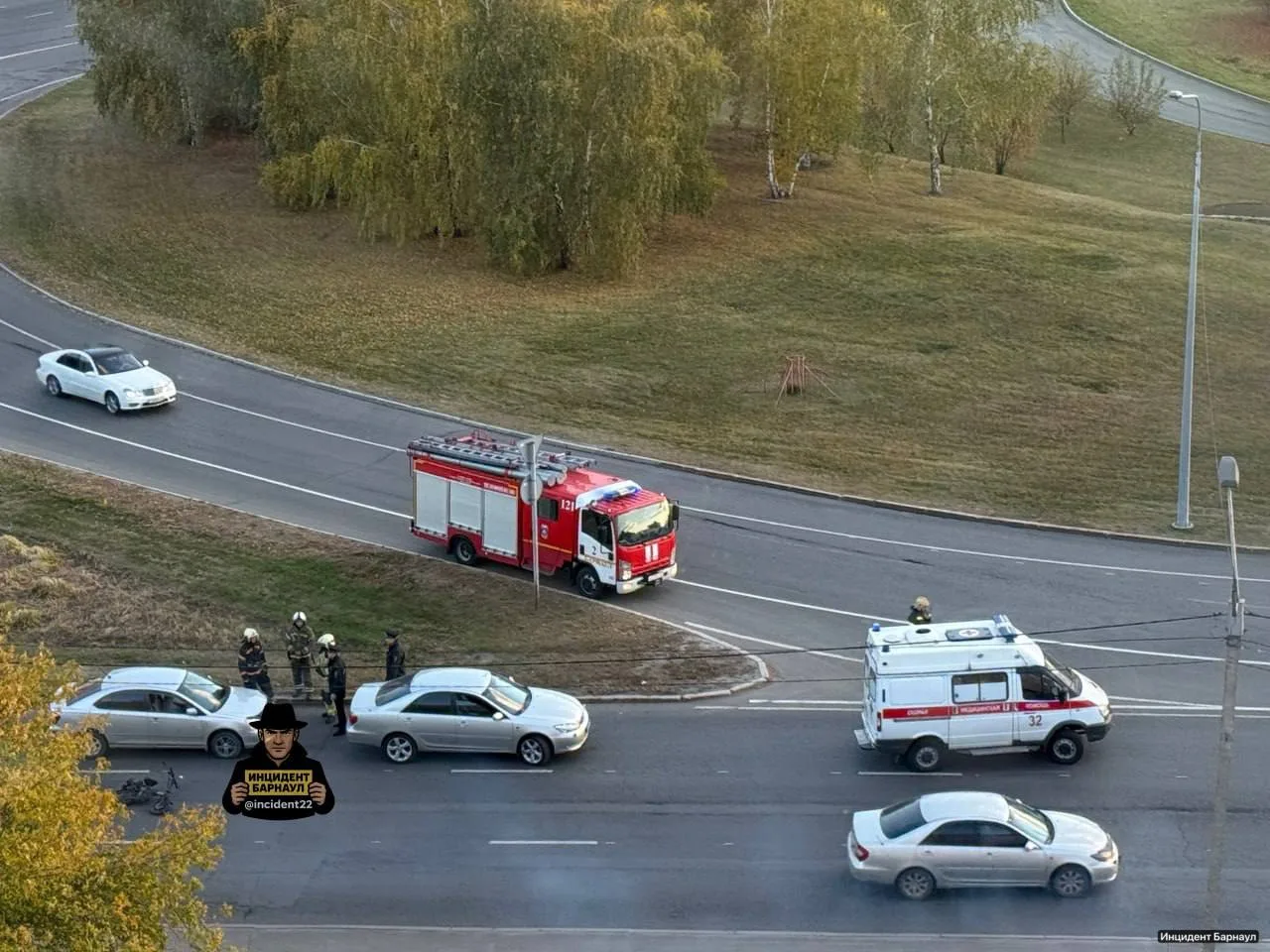 На развязке Павловский тракт — Малахова сбили самокатчика.