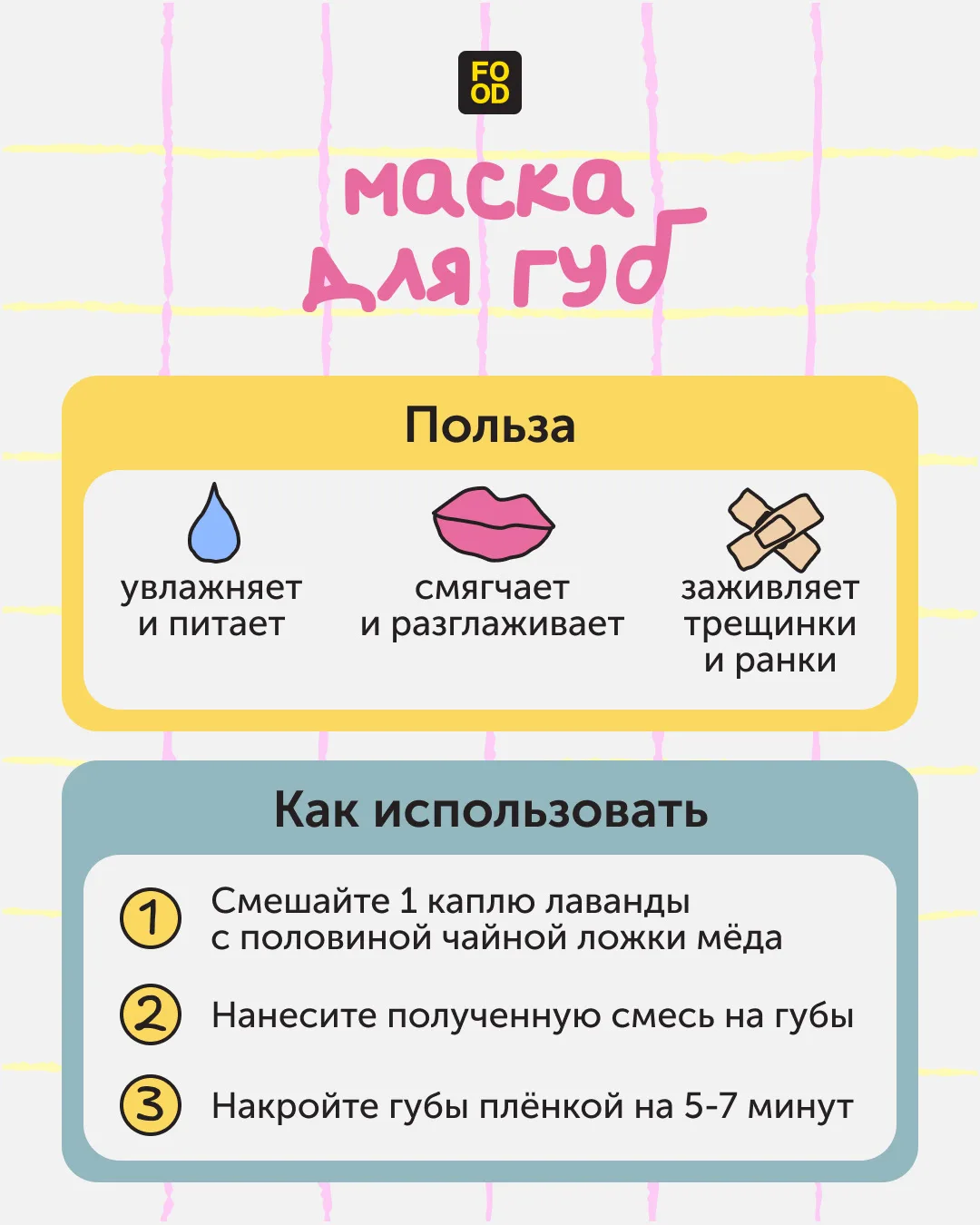 Уходовые маски нужны не только вашей коже, но и губам 👄  Бальзам работает на поверхности — увлажняет