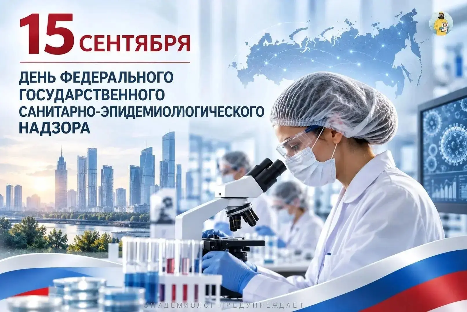 🛡 15 сентября — День федерального государственного санитарно-эпидемиологического надзора