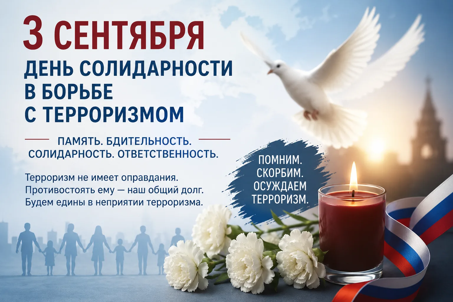 🕊3 сентября — День солидарности в борьбе с терроризмом