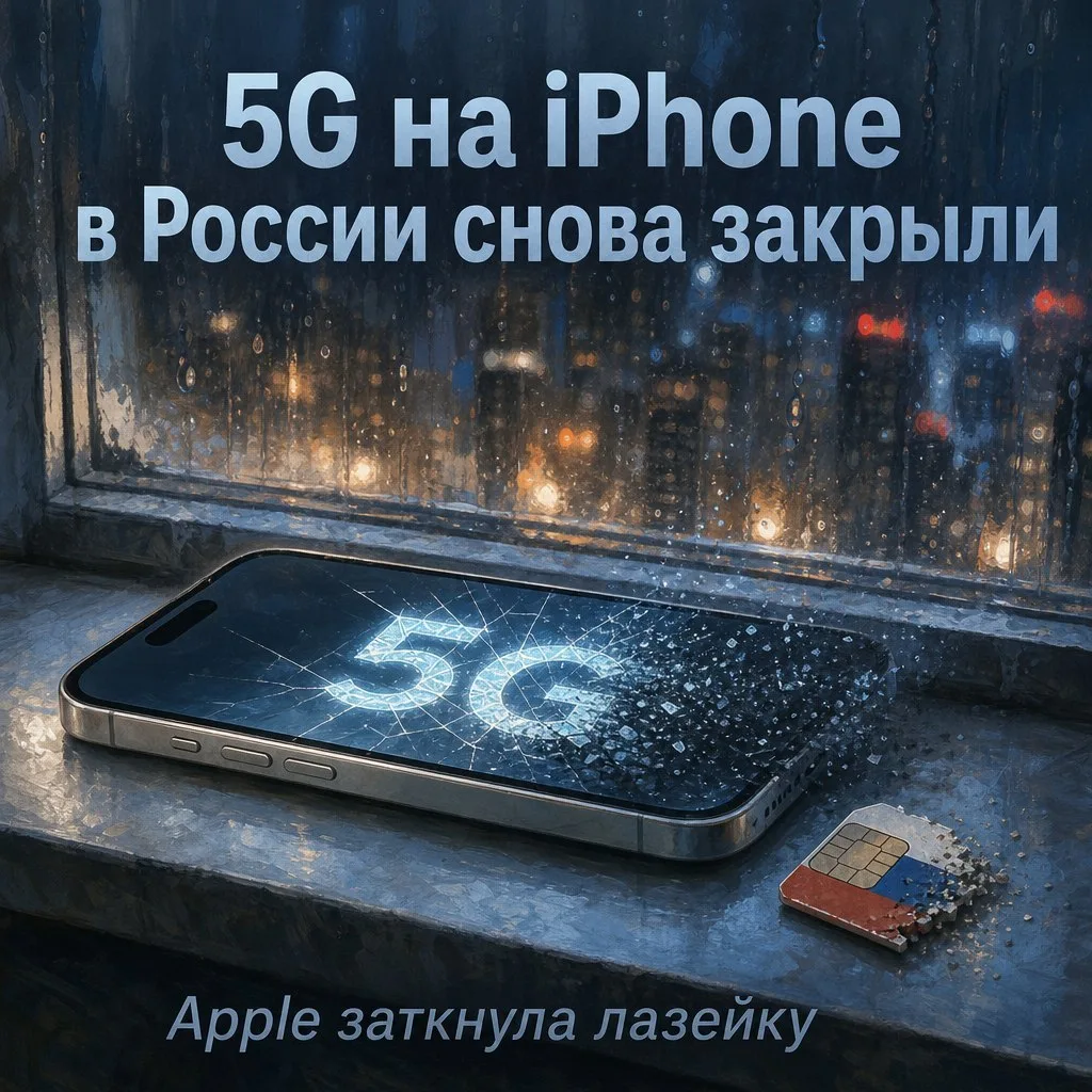 5G на айфоне в России снова закрыли