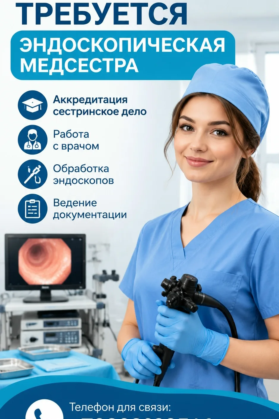 Друзья! В клинику "Надежда" на ул.25 Сентября требуется медсестра для работы с врачом-э...