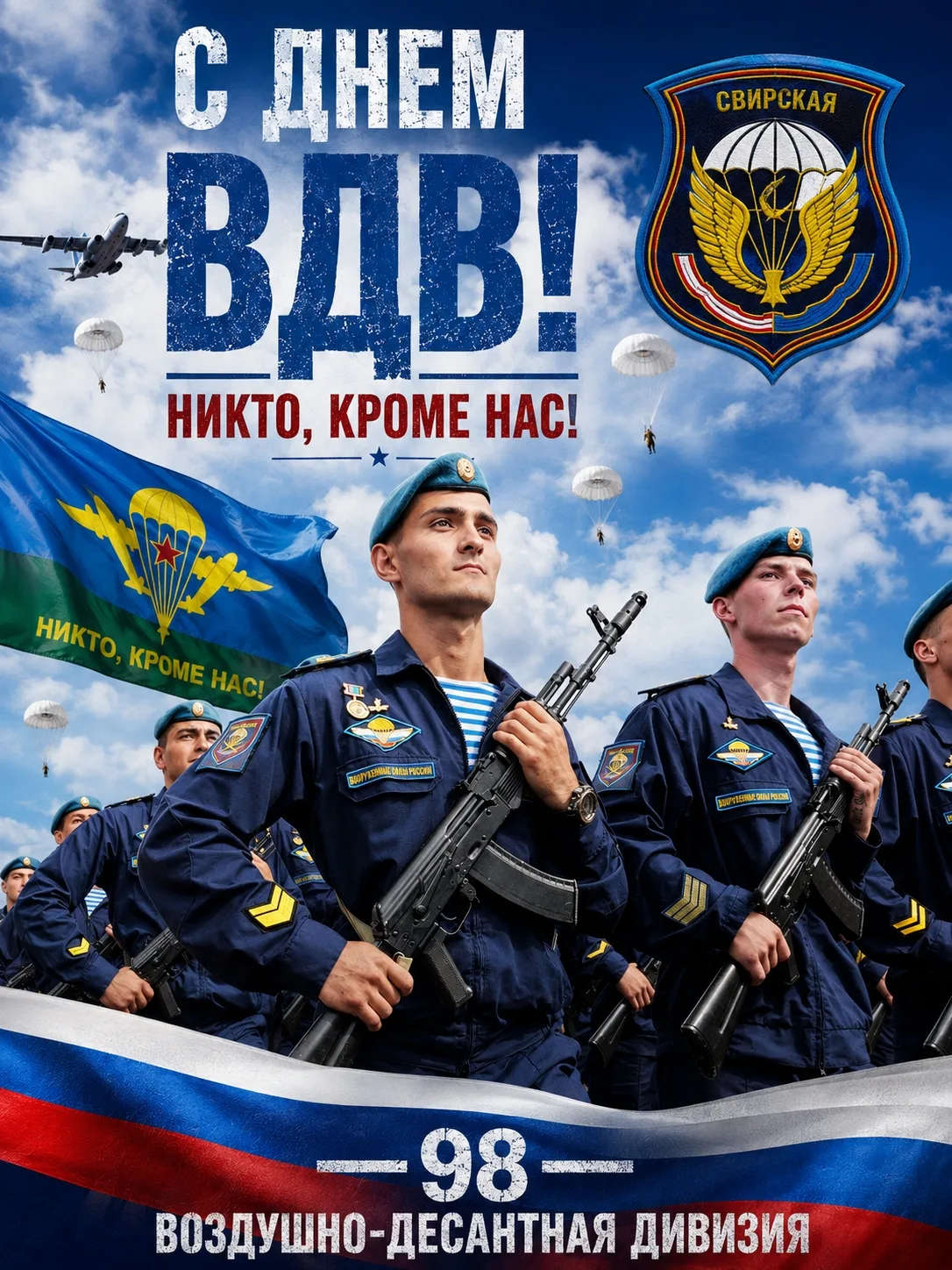 🇷🇺 С Днем Воздушно-десантных войск