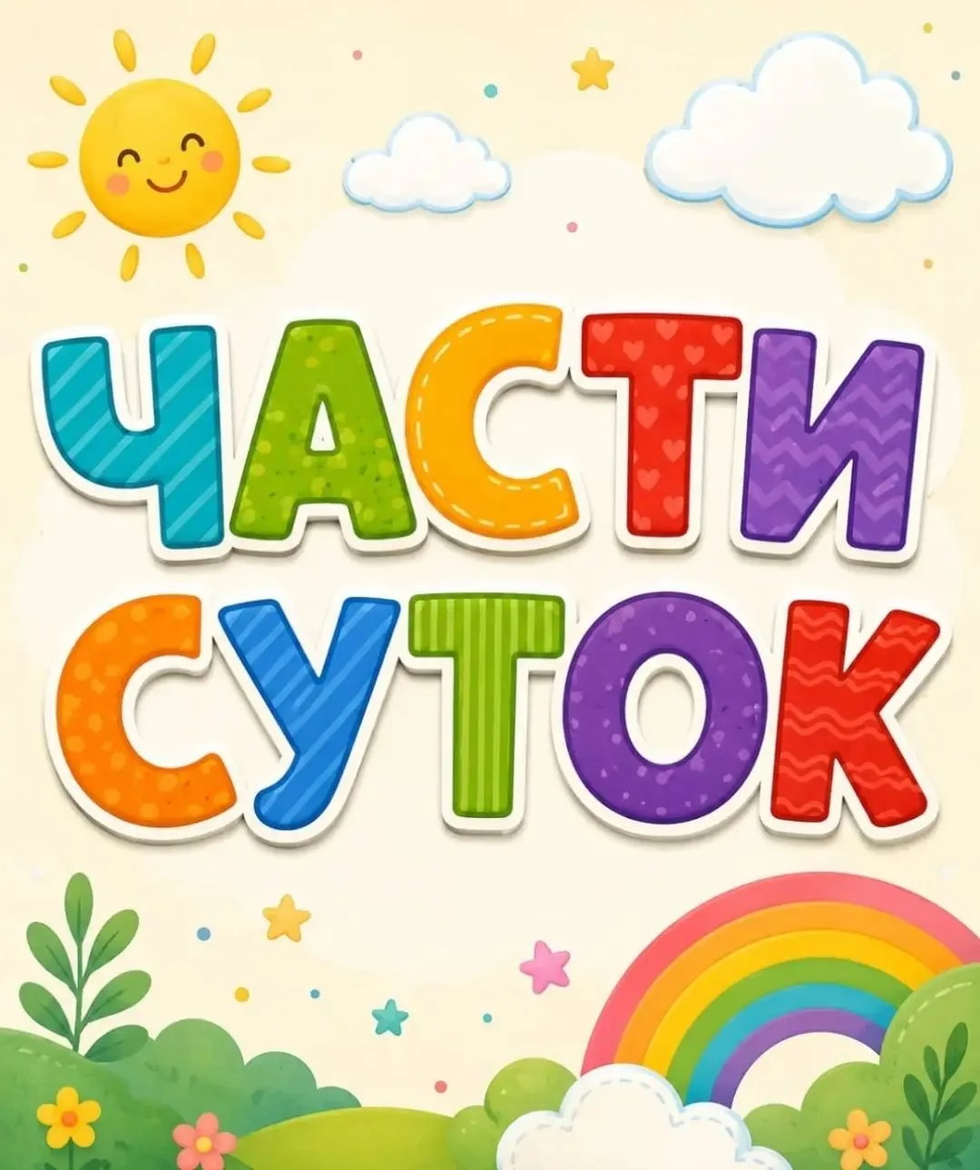Как помочь ребёнку легко запомнить части суток?
Утро, день, вечер и ночь — это первые понятия о врем