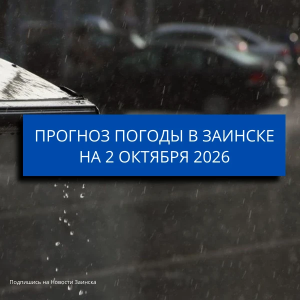 В Заинске 2 октября ожидаются дождь и мокрый снег, днем до +8 градусов