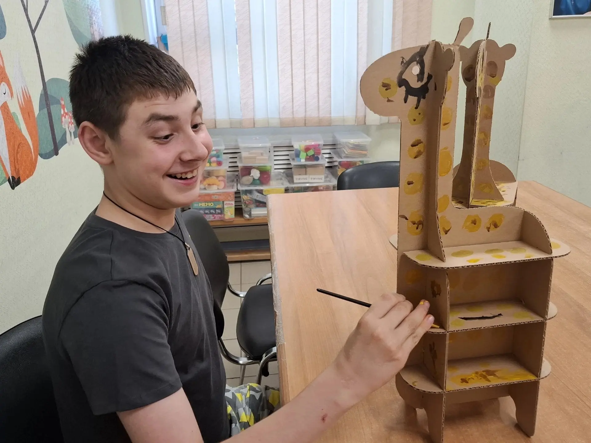 🦒 «Жираф для украшений» 🦒 

🖌 В детском отделении вновь царила атмосфера творчества и волшебства.