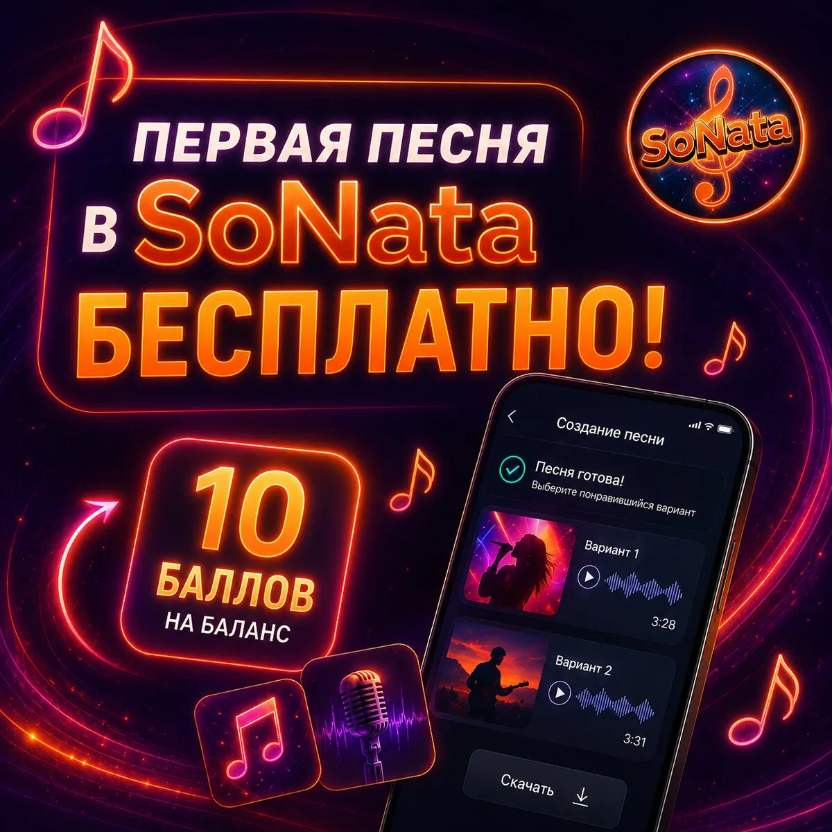 Создай собственный ХИТ за пару минут. Опыт не нужен!