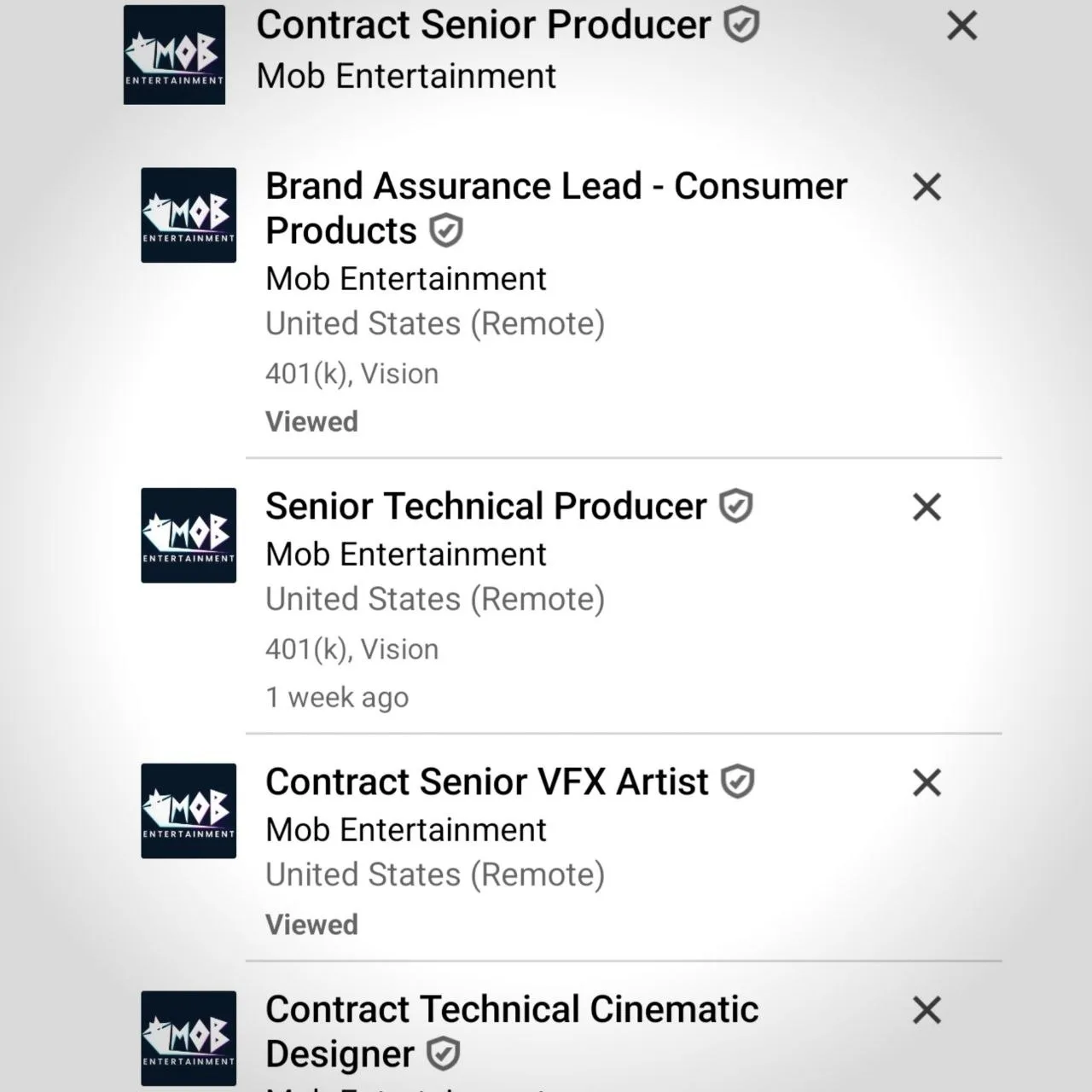 Новые сотрудники в команде разработчиков?

Mob Entertainment продолжает активно искать новых специал