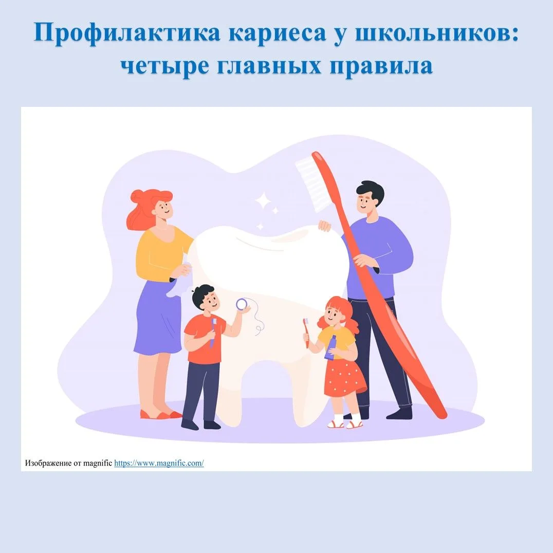 Профилактика кариеса у школьников: 4 главных правила.