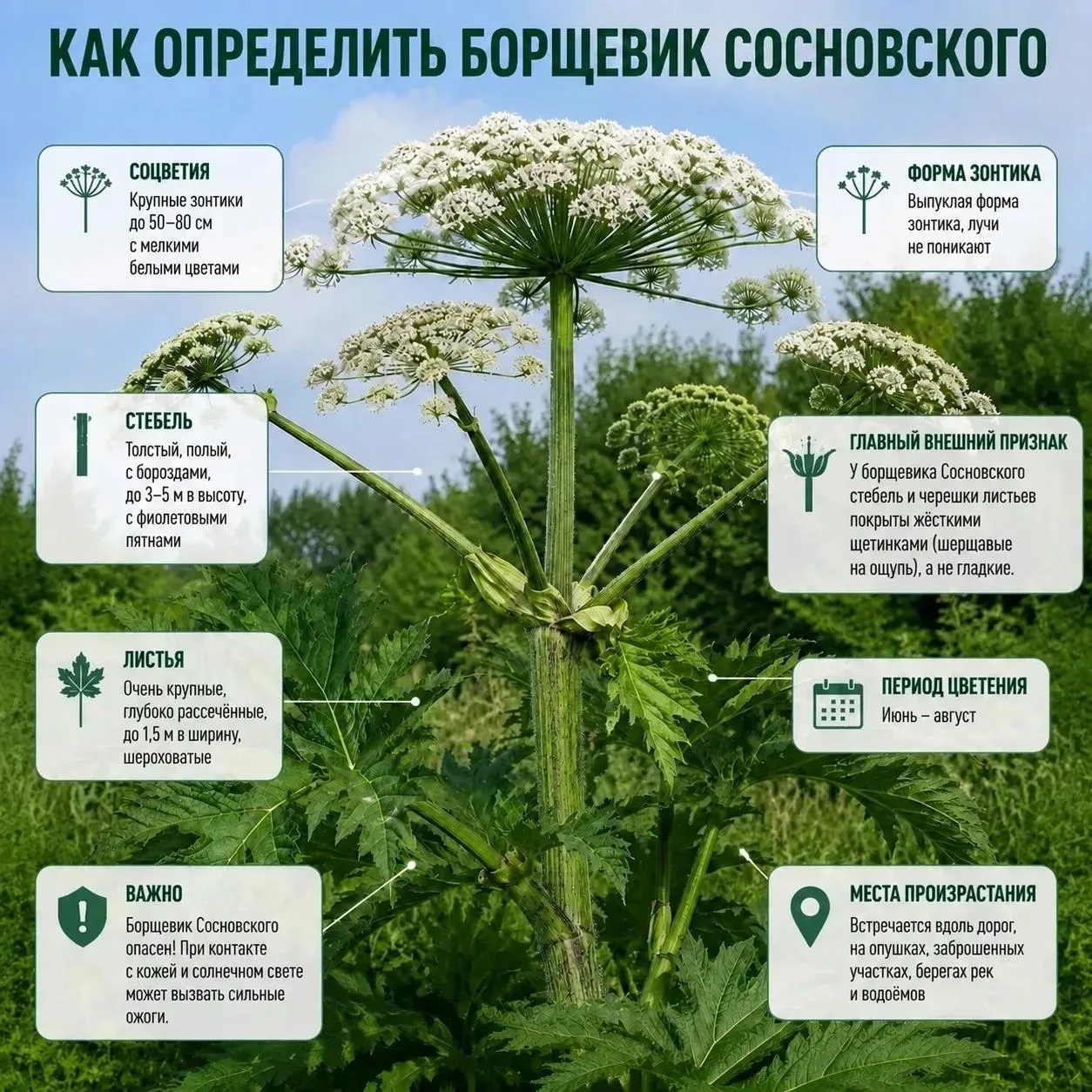 Осторожно, борщевик!