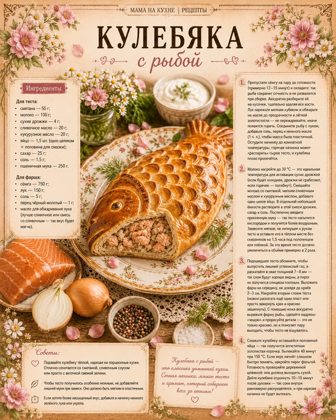 🌸 Кулебяка с рыбой 🌸

#второе #обед #ужин #выпечка #кулебяка #рыба #сёмга

СПАСИБО ЗА ПОДПИСКУ И Р