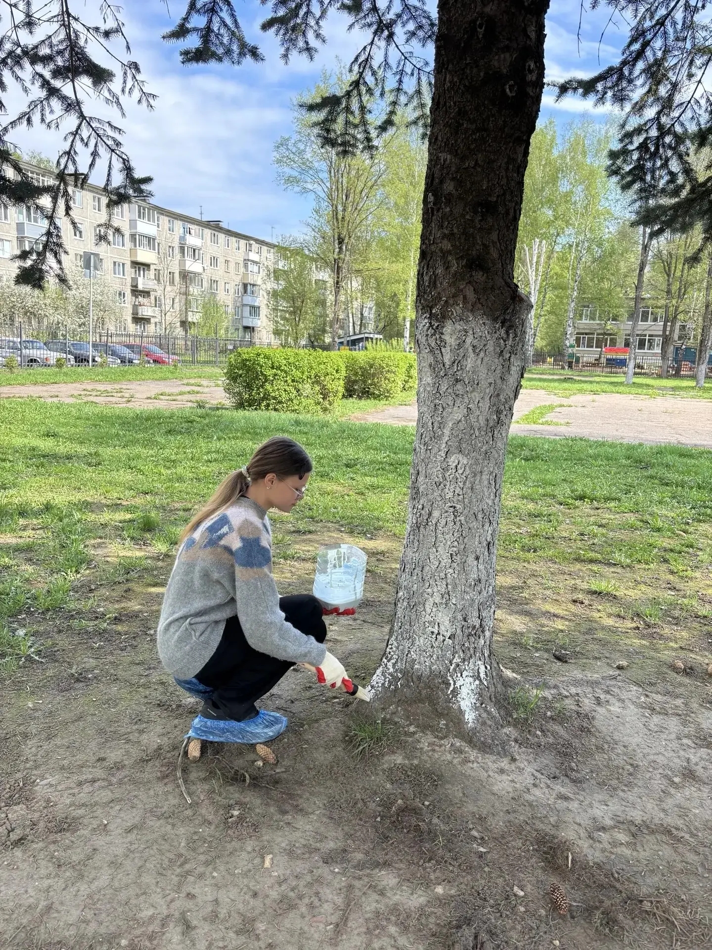🤝 КОМАНДА ГИМНАЗИИ в деле: участвуем в «Зелёной весне ‑ 2026»! 🌱   ☀Тёплый майский день стал отличны