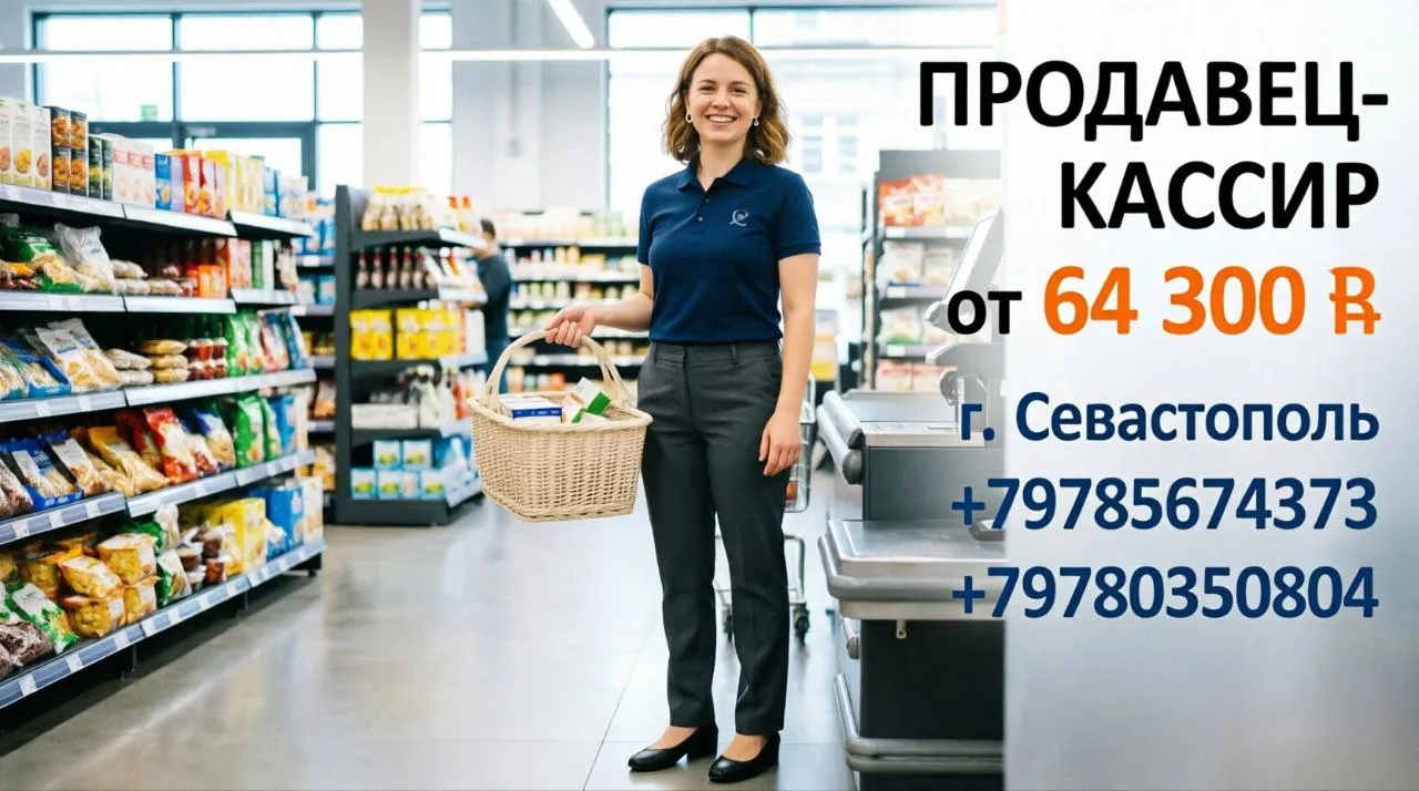 ПРОДАВЕЦ-КАССИР | от 64 300 ₽