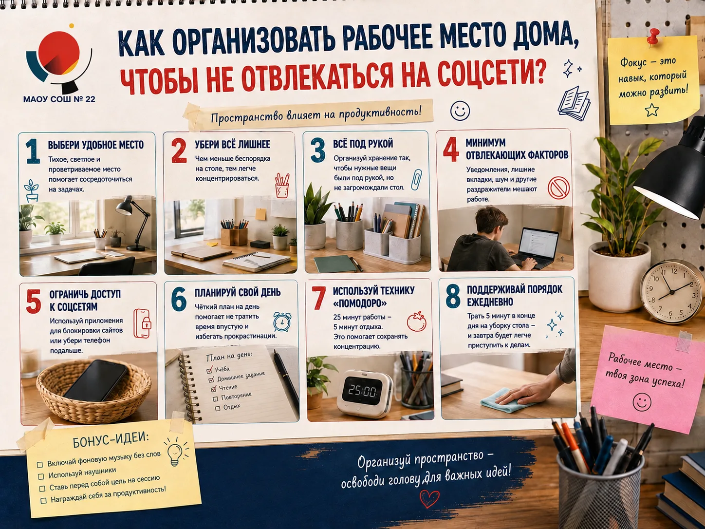 Сел за уроки, а через час понял, что утонул в ленте? Знакомо 😅