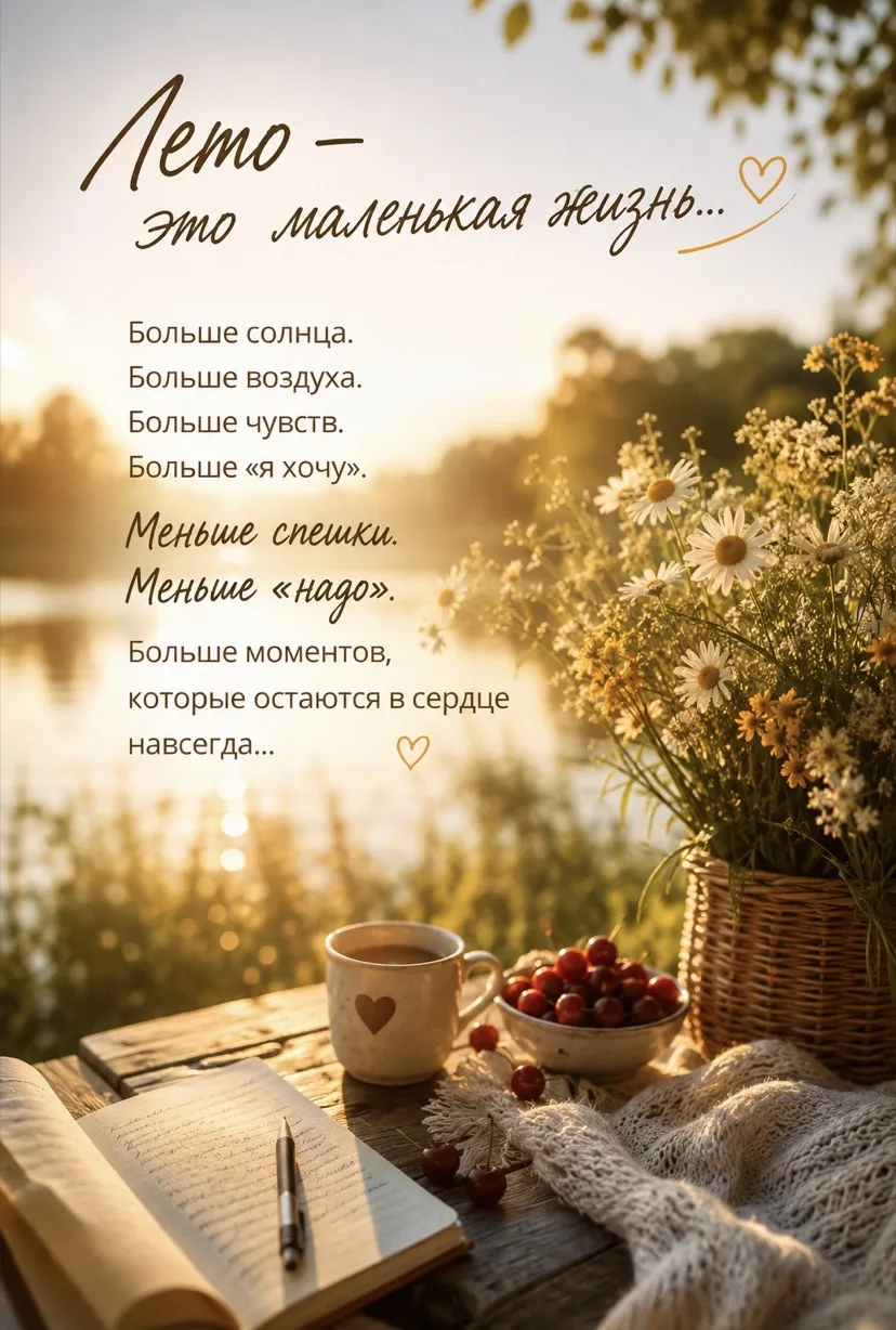 Лето — это маленькая жизнь…