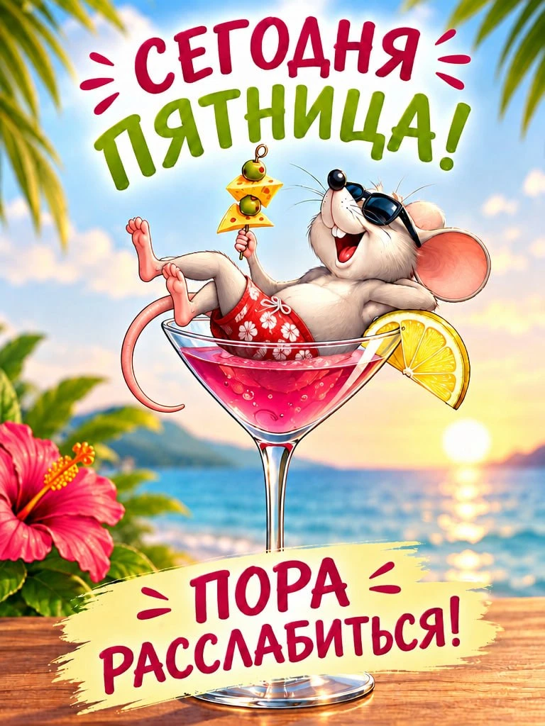 Пятница - это не просто день. Это ощущение, что можно выдохнуть. Отложить дела, снять н...
